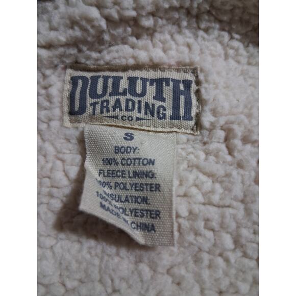 Duluth Trading Womens size S Plaid Flannel Sherpa Lumber Jack Gorpcore Zip Vest - Picture 10 of 10